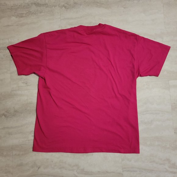 Vintage 1987 St. Thomas Pink and Gold Hanes Heavyweight 50/50 X-Large - Picture 4 of 8